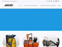 Tablet Screenshot of copper-wire-recycling.com